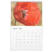 2024年のミツバチのカレンダー – 11 x 14 1/4インチ カレンダー (2月 2026)