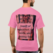 2024年のメンズベーシックTシャツのトレンド Tシャツ (裏面)