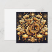 2024年の中国の新年　辰の年 シーズンカード (正面/裏面)