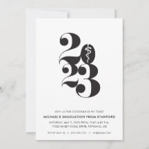 2024年の中学校卒業招待状クラス