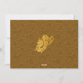 2024年の優雅な中国の新年写真 シーズンカード (裏面)