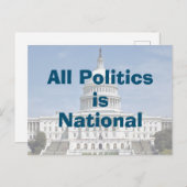 2024年の全政治は国民である ポストカード (正面/裏面)