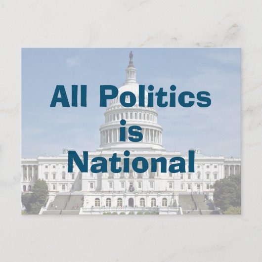 2024年の全政治は国民である ポストカード (正面)