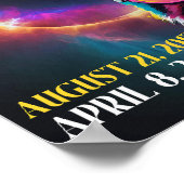 2024年の全日食太陽のの2倍おもしろい ポスター (角)