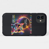 2024年の全日食太陽のの2倍おもしろい Case-Mate iPhoneケース (裏面(横))