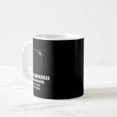 2024年の全日食太陽のの2倍 コーヒーマグカップ (正面左)