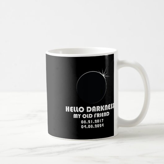 2024年の全日食太陽のの2倍 コーヒーマグカップ (右)