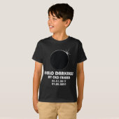 2024年の全日食太陽のの2倍 Tシャツ (正面フル)