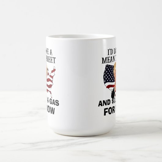 2024年の共和党おもしろい政治平均ツイート コーヒーマグカップ (中央)