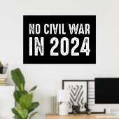 2024年の内戦なし ポスター (ホームオフィス)