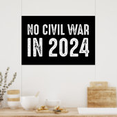 2024年の内戦なし ポスター (キッチン)