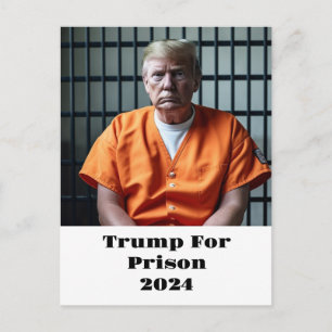 2024年の刑務所のトランプ ポストカード