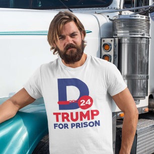 2024年の刑務所のトランプ Tシャツ