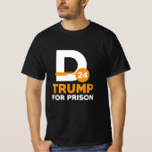 2024年の刑務所のトランプ Tシャツ (正面)