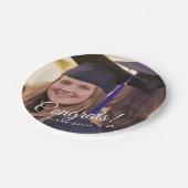 2024年の卒業写真の年クラス ペーパープレート (アングル)