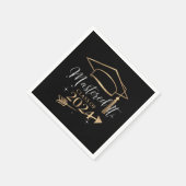 2024年の卒業式ギフトのクラスをマスター スタンダードカクテルナプキン (角)