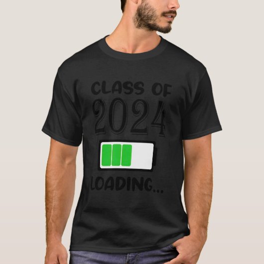 2024年の卒業生へのカウントダウンの未来クラス Tシャツ (正面)