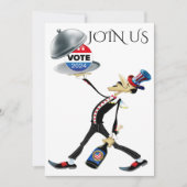 2024年の参議院選挙 招待状 (正面)