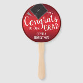 2024年の大学院の写真へのおめでとう ハンドファン (正面)