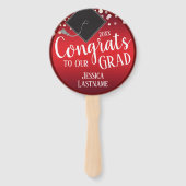 2024年の大学院へのおめでとう ハンドファン (正面)