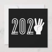 2024年の大晦日 招待状 (正面)