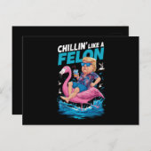 2024年の大統領にとってフェロンのようなチリン ポストカード (正面/裏面)