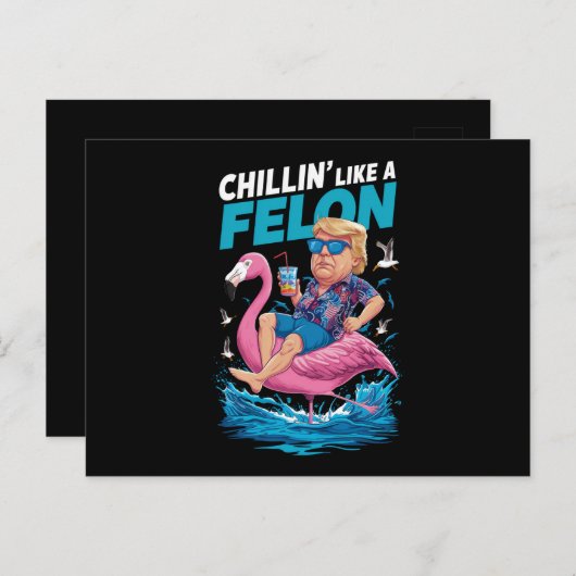 2024年の大統領にとってフェロンのようなチリン ポストカード (正面/裏面)