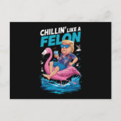 2024年の大統領にとってフェロンのようなチリン ポストカード (正面)