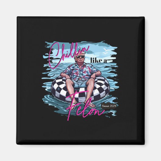 2024年の大統領にとってフェロンのようなチリン マグネット (正面)