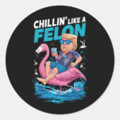 2024年の大統領にとってフェロンのようなチリン ラウンドシール (正面)