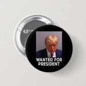 2024年の大統領に向けたトランプのショットが望まれた 缶バッジ (正面&裏面)