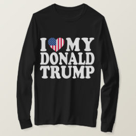 2024年の大統領のために私のドナルド・トランプをハート Tシャツ