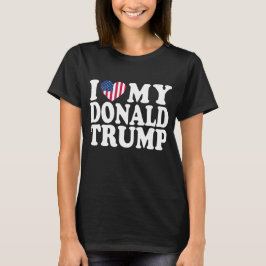 2024年の大統領のために私のドナルド・トランプをハート Tシャツ