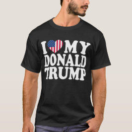 2024年の大統領のために私のドナルド・トランプをハート Tシャツ