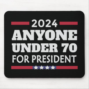 2024年の大統領のために70歳未満の誰でも マウスパッド