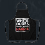 2024年の大統領カマラハリスのためのホワイトダデス エプロン<br><div class="desc">2024年の大統領カマラハリスのためのホワイトダデス</div>