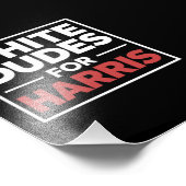 2024年の大統領カマラハリスのためのホワイトダデス フォトプリント            (角)