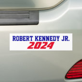 2024年の大統領選キャンペーンRobert Kennedy Jr バンパーステッカー (車上)