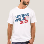 2024年の大統領選ハリス・ワルツ Tシャツ (正面)