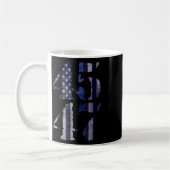 2024年の大統領選挙では45 47トランプが青い警察に住んでいる コーヒーマグカップ (左)