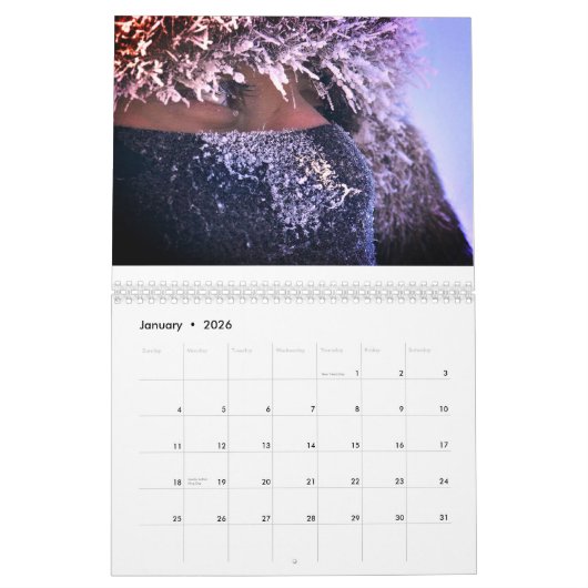 2024年の女性 カレンダー (1月 2026)