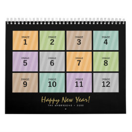 2024年の家族の写真カスタムを作成する カレンダー