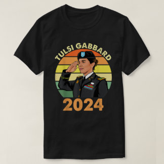 2024年の愛国者民主党大統領のタルシ・ガバード氏  Tシャツ