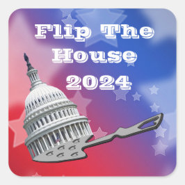 2024年の投票を反転 スクエアシール