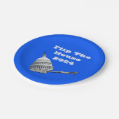 2024年の投票を反転 ペーパープレート (アングル)