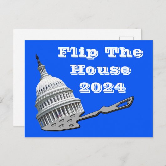2024年の投票を反転 ポストカード (正面/裏面)