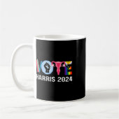 2024年の投票書生殖Lgbt選挙 コーヒーマグカップ (左)