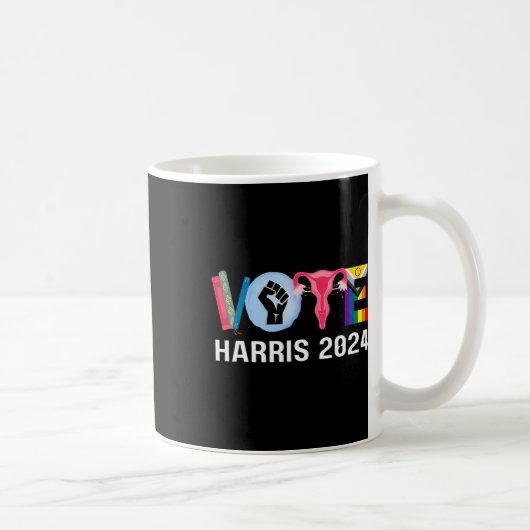 2024年の投票書生殖Lgbt選挙 コーヒーマグカップ (右)