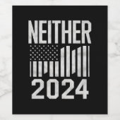 2024年の政おもしろい治選挙も2024年 ワインラベル (シングルラベル)