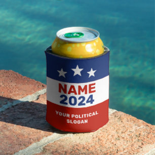 2024年の政治キャンペーンの米国赤青の選挙 缶クーラー